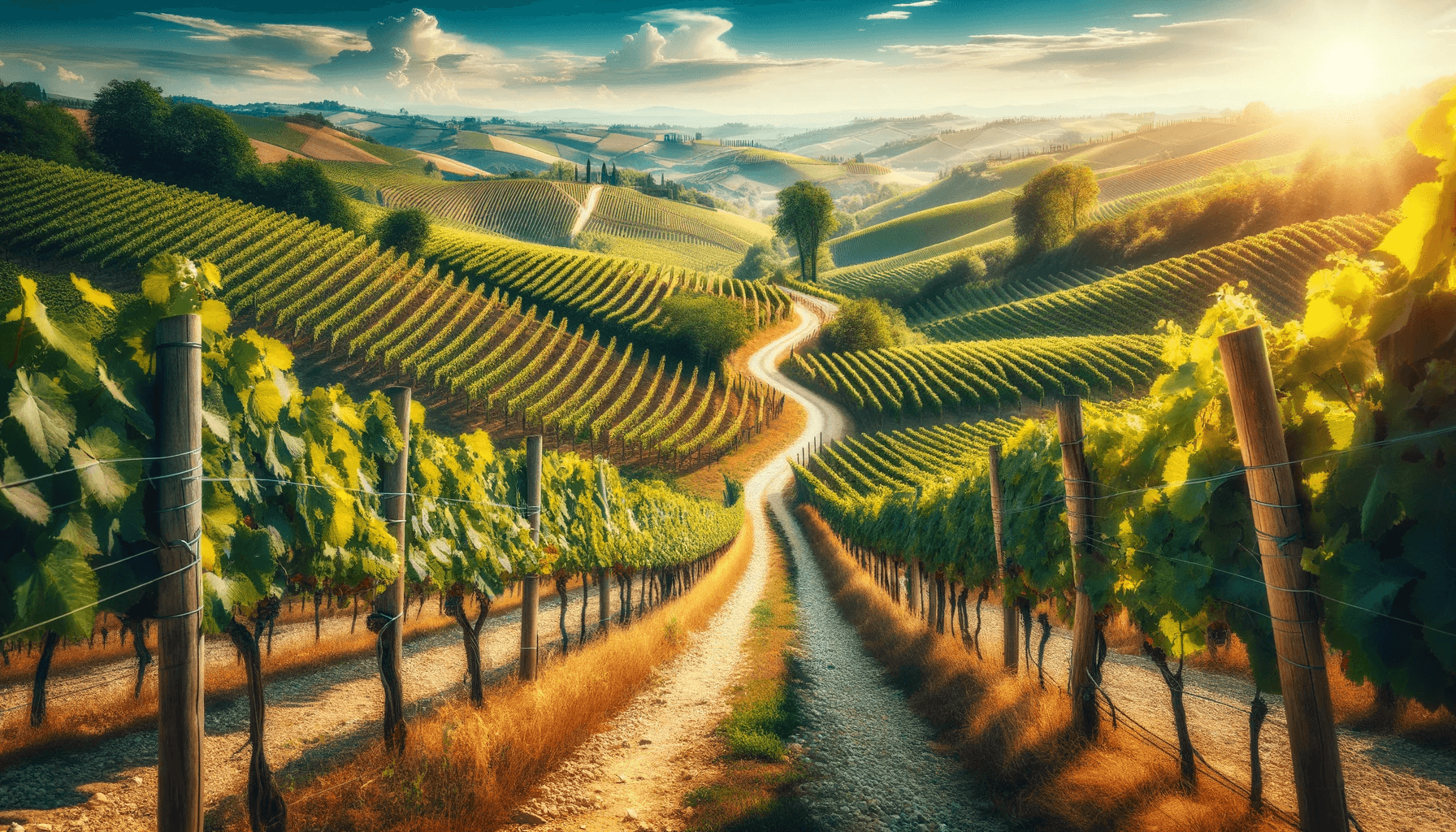 Vineyards Background